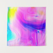 Digitale effecten. Multicolor abstracte achtergron Wandkleed (Voorkant)