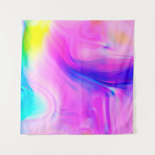 Digitale effecten. Multicolor abstracte achtergron Wandkleed