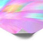 Digitale effecten: veelkleurig abstract patroon. poster (Hoek)