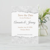 Digitale Elegante Bewaar de Datum Save The Date (Staand voorkant)