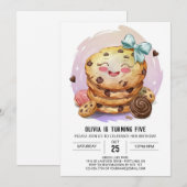 Digitale Elegante Chocolade Cookies Verjaardag Kaart (Voorkant / Achterkant)