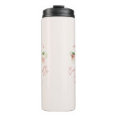 Digitale elegante moderne waterverf drink bachelor thermosbeker (Voorkant)