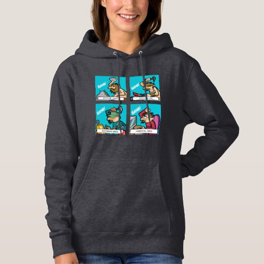 Digitale Evolutie 2 Hoodie (Voorkant)