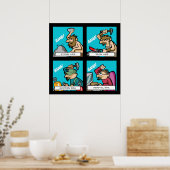 Digitale Evolutie 2 Poster (Keuken)