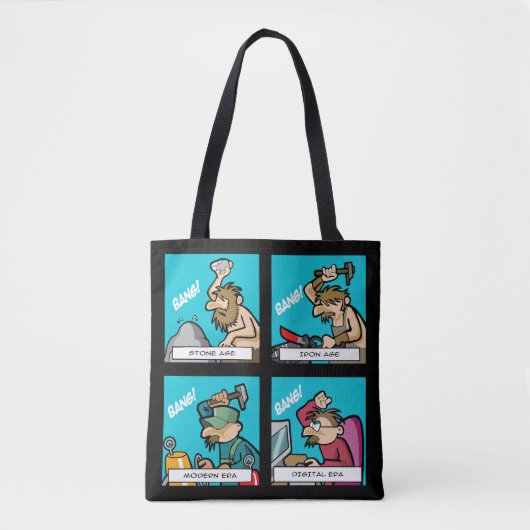 Digitale Evolutie 2 Tote Bag (Voorkant)