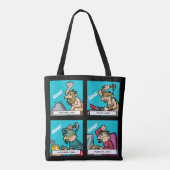 Digitale Evolutie 2 Tote Bag (Achterkant)