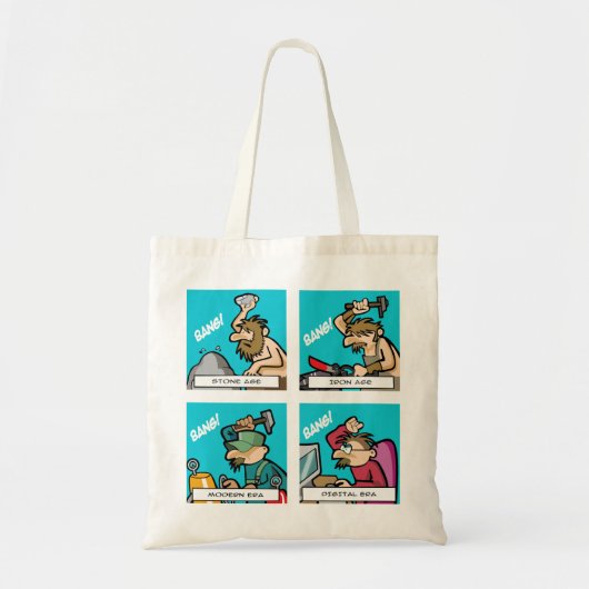 Digitale Evolutie 2 Tote Bag (Voorkant)