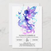 Digitale Fairy Garden Verjaardagsmagie Kaart (Voorkant)