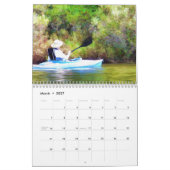 Digitale fantastische Abstracte schilderkunst Kalender (Mar 2027)