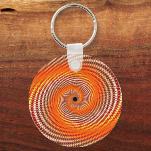 Digitale flare - Fractal Sleutelhanger (Voorkant)