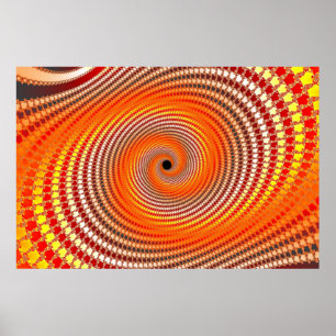 Digitale flats - Fractaal Poster