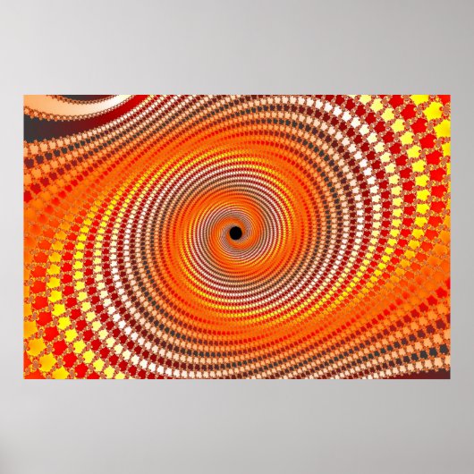 Digitale flats - Fractaal Poster (Voorkant)