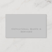 Digitale Floral Minimal Geometric Modern Visitekaartje (Achterkant)