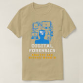 Digitale forensische analist t-shirt (Design voorkant)