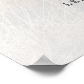 Digitale foto bruiloft QR-code zitschema Poster (Hoek)