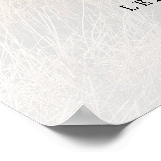 Digitale foto bruiloft QR-code zitschema Poster (Hoek)