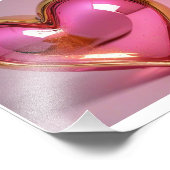 Digitale foto, Valentijnsdag hart Foto Afdruk (Hoek)