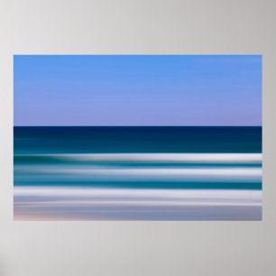 digitale fotografie opzettelijke blauwe seizoensbl poster