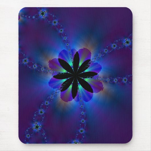 Digitale fractale Art Mousepad Muismat (Voorkant)