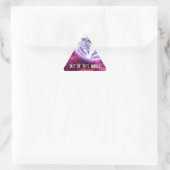 Digitale Galaxy Alien Planet In Ruimte Roze Nebula Sticker (Tas)