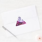 Digitale Galaxy Alien Planet In Ruimte Roze Nebula Sticker (Envelop)