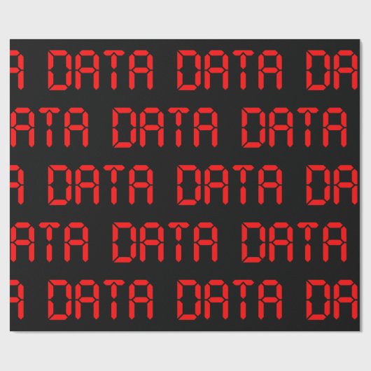 DIGITALE GEGEVENS CADEAUPAPIER (Vlak)