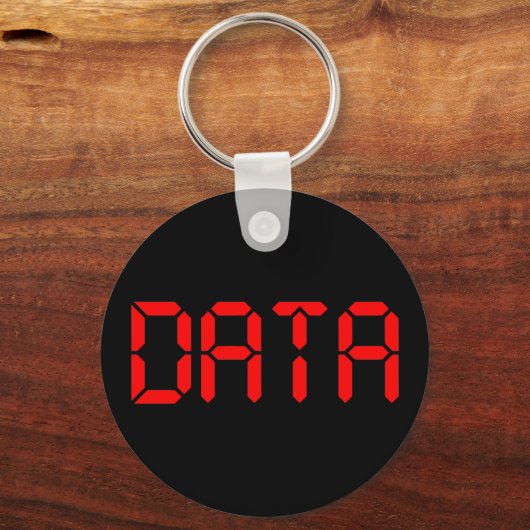 DIGITALE GEGEVENS SLEUTELHANGER (Voorkant)