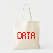 DIGITALE GEGEVENS TOTE BAG (Voorkant)