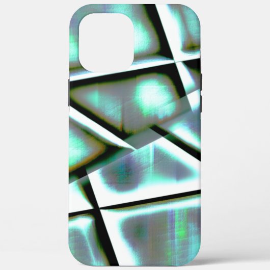 Digitale gekleurde kleuren met schuine randen Case-Mate iPhone case (Achterkant)