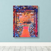 Digitale Gemengde Media Stretched Canvas Afdrukken (Insitu (Houten vloer))