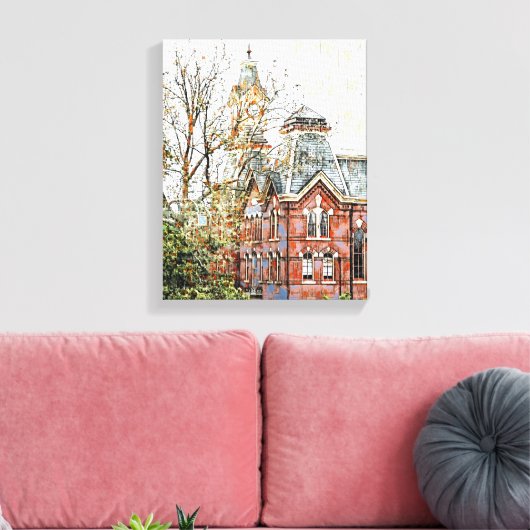 Digitale Gemengde Media Stretched Canvas Afdrukken (Insitu (Woonkamer))