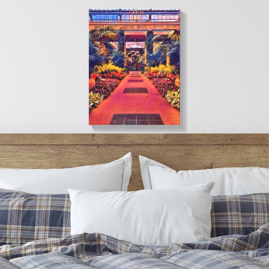 Digitale Gemengde Media Stretched Canvas Afdrukken (Insitu (Slaapkamer))