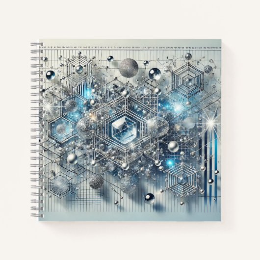 Digitale geometrie & moleculaire structuren notitieboek (Voorkant)