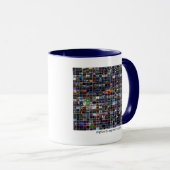 Digitale godslastering 25 x 25 mozaïek mok (Voorkant rechts)