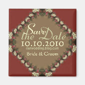 Digitale grafische kaart Opslaan Datum magneet (Voorkant)