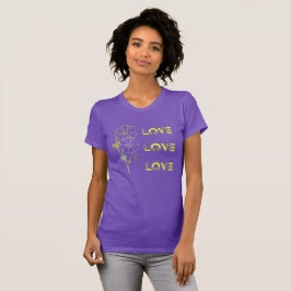  digitale grafische liefdesvrouwen T-Shirt
