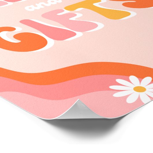 Digitale Groovy Kaarten & Cadeaubordje | Groovy Si Poster (Hoek)