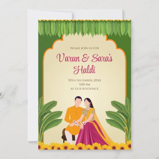 Digitale Haldi uitnodigingen & Digitale Haldi-uitn (Voorkant)
