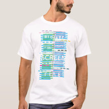 "Digitale" heren T-shirt