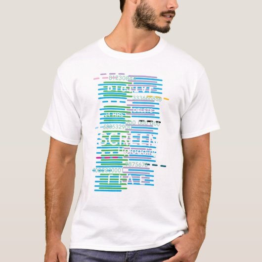 "Digitale" heren T-shirt (Voorkant)