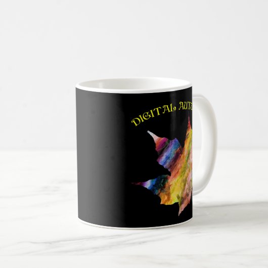 Digitale herfst-Mok Koffiemok (Voorkant rechts)