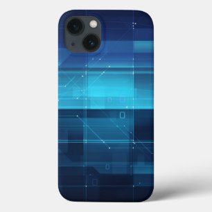 Digitale high-tech achtergrond iPhone 13 hoesje