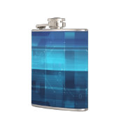 Digitale high-tech achtergrond heupfles (Links)