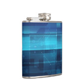 Digitale high-tech achtergrond heupfles (Rechts)