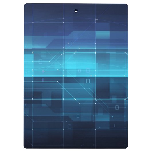 Digitale high-tech achtergrond klembord (Achterkant)