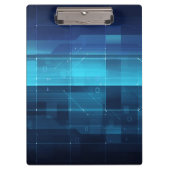 Digitale high-tech achtergrond klembord (Voorkant)