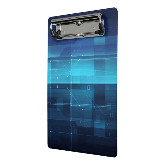 Digitale high-tech achtergrond mini klembord (Angled2)
