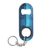 Digitale high-tech achtergrond sleutelhanger flessenopener (Voorkant)