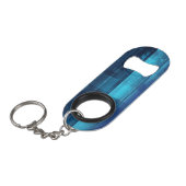 Digitale high-tech achtergrond sleutelhanger flessenopener (Voorkant Gekanteld)