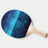Digitale high-tech achtergrond tafeltennisbatje (Zijkant)